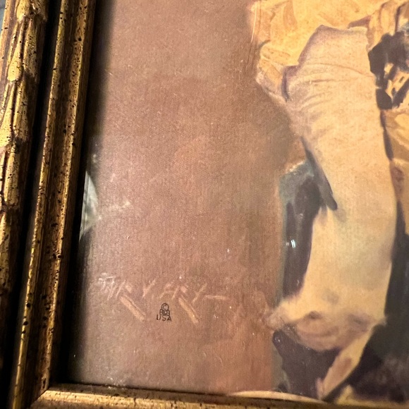 Vintage 1970 gentle julia attic shop calendar sign monticello framed read 8.5” - Picture 13 of 14